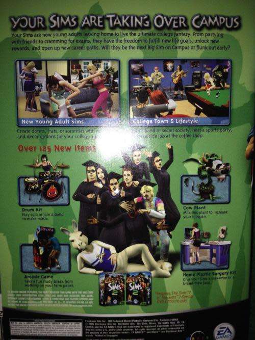 PC Game - The Sims 2 - University Expansion Pack