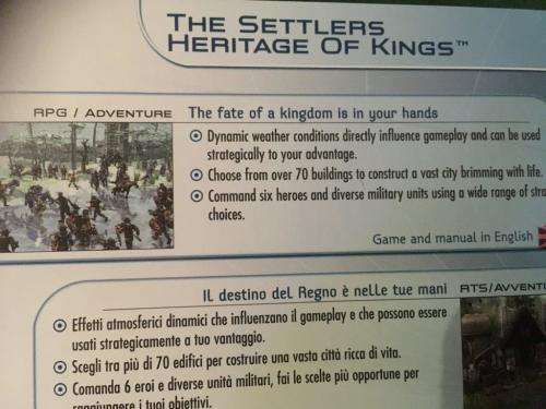 PC - The Settlers  Heritage of Kings