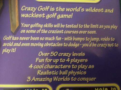 PS2 - Crazy Golf