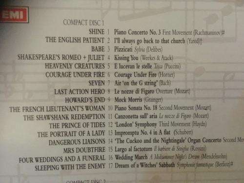 CD - Cinema Classics - Original Soundtracks & Famous Music From The Movies (2cd)