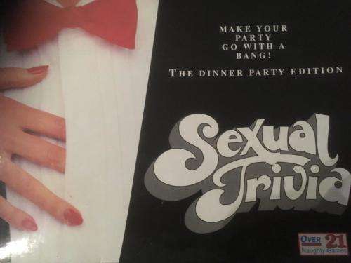 Sexual Trivia - The Dinner Party Edition - Over 21 Naughty Games