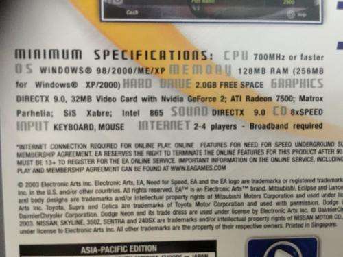 PC - Need for Speed Underground 2