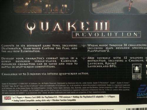 PS2 - Quake III Revolution