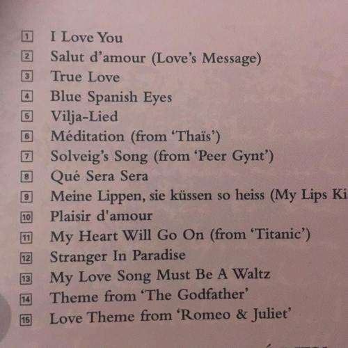 CD - Andre' Rieu - Love Letters