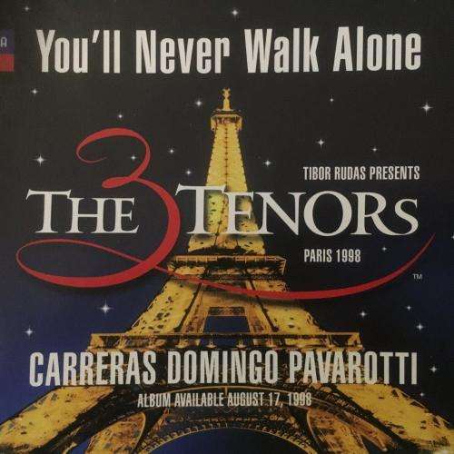 CD - The 3 Tenors - You`ll Never Walk Alone (Single)