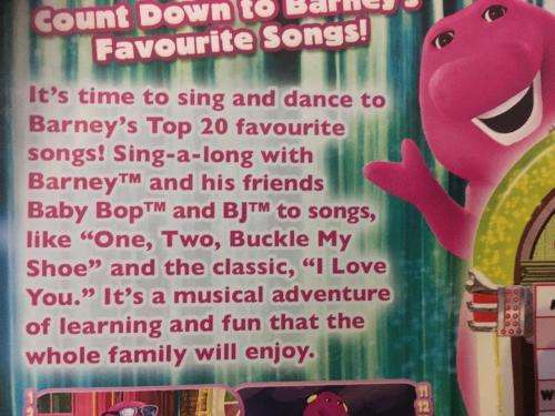 DVD - Barney - Top 20 Countdown