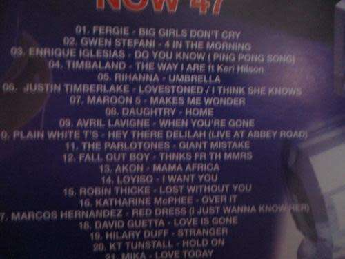 CD - Now That`s What I Call Music 47
