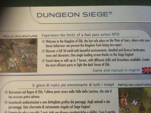 PC - Dungeon Siege