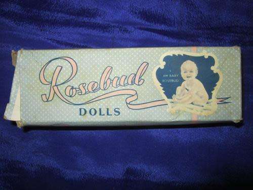 Vintage -  Rosebud doll - Scottish in kilt - +/- 15cm Circa 1950's Made in England