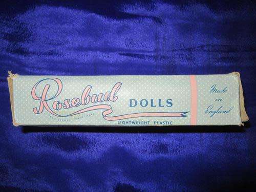 Vintage -  Rosebud doll - Scottish in kilt - +/- 15cm Circa 1950's Made in England