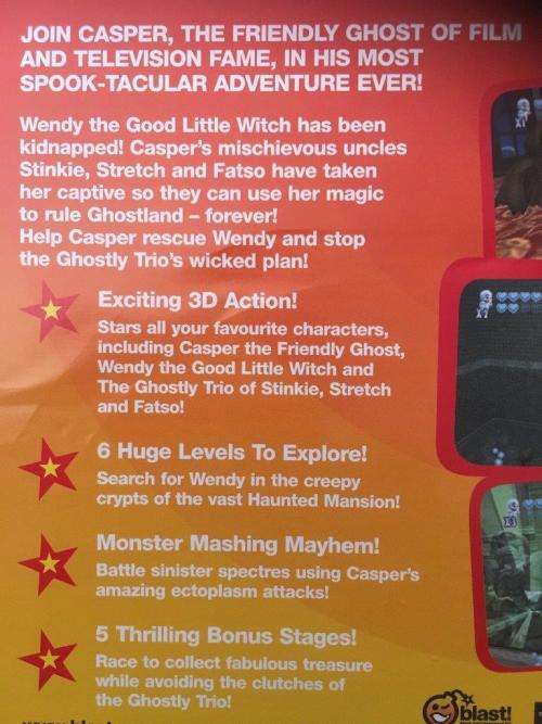 PS2 - Casper And The Ghostly Trio