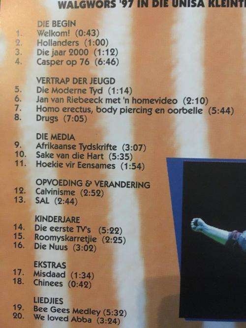 CD - Casper De Vries - Walgwors '97