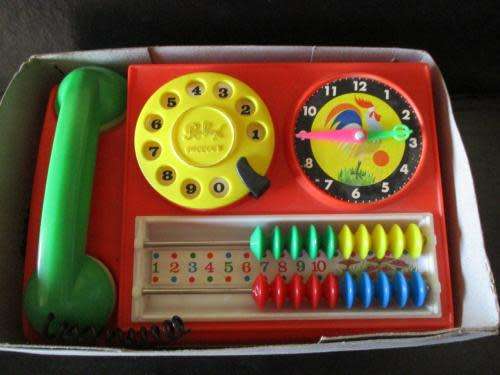 Vintage - Redbox Educational Telephone (boxed) Made in Hong Kong