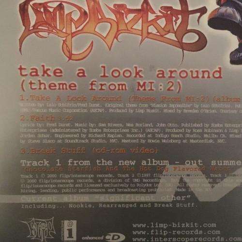 CD - Limp Bizkit - Take a look around (theme from MI:2) (Single)