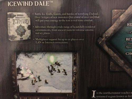 PC - Icewind Dale The Collection (Big Box Game Windows 95)