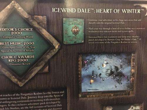 PC - Icewind Dale The Collection (Big Box Game Windows 95)
