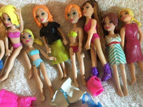 Job Lot of 12 Polly Pocket Dolls + Accessories - Mattel