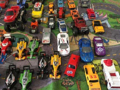 Job Lot of 59 Die Cast cars + Play Mat - See Pics and Description.
