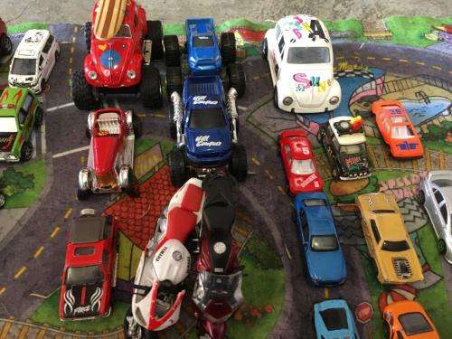 Job Lot of 59 Die Cast cars + Play Mat - See Pics and Description.