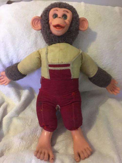 Vintage Jacko The Monkey +-49 cm (excl arms) cica 1960's / 70's