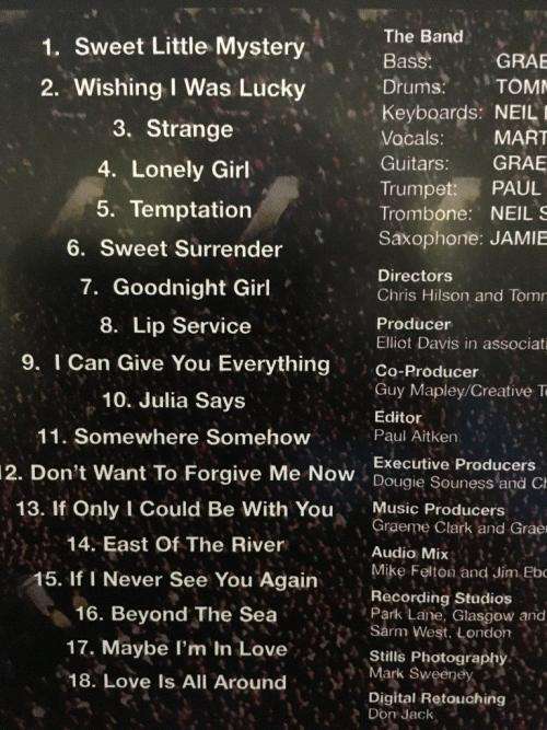 DVD - Wet Wet Wet - Playing Away At Home - Live Celtic Park Glascow 7th Sept 1997
