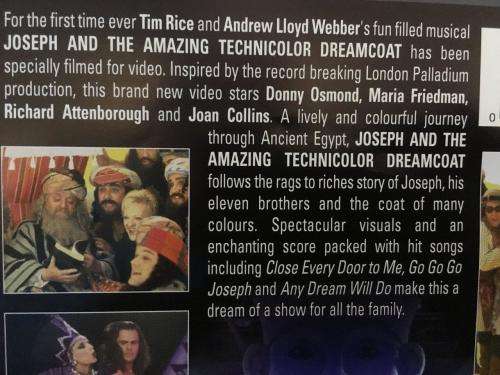 DVD - Joseph and the Amazing Technicolor Dreamcoat