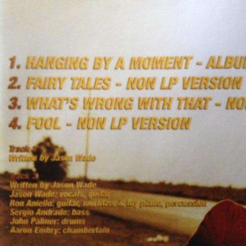 CD - Lifehouse - Hanging by a moment - (single)