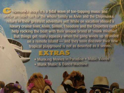 DVD - Alvin and the Chipmunks - Chipwrecked