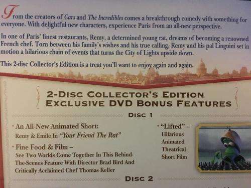 DVD - Ratatouille
