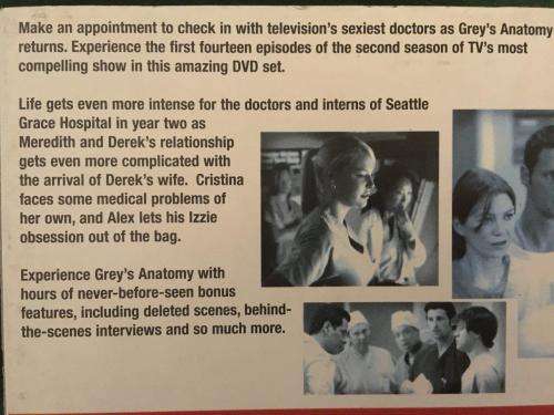 DVD - Grey`s Anatomy Season Two Part 1