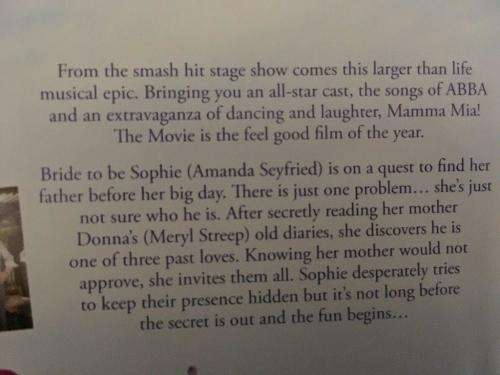 DVD - Mamma Mia! - Streep, Brosnan, Firth