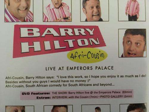DVD - Barry Hilton - Afri-Cousin - Live at Emperors Palace
