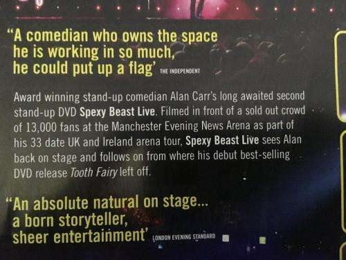 DVD - Alan Carr - Spexy Beast - Live