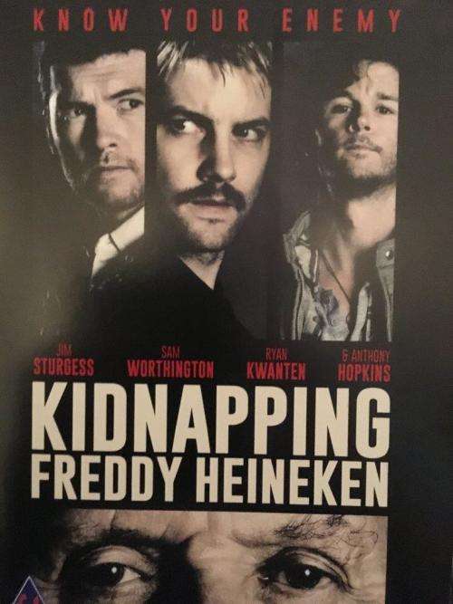 DVD - Kidnapping Freddy Heineken - Sturgess, Worthington, Kwanten, Hopkins