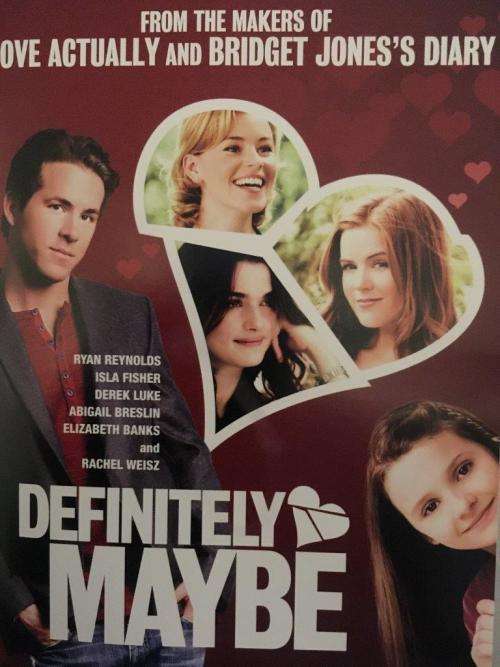 DVD - Definitely Maybe - Reynolds, Fisher, Breslin, Banks, Weisz