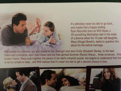 DVD - Definitely Maybe - Reynolds, Fisher, Breslin, Banks, Weisz