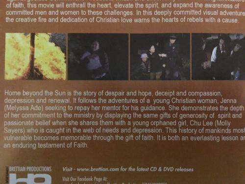DVD - Home Beyond The Sun - A Fight for freedom A Search For The Truth