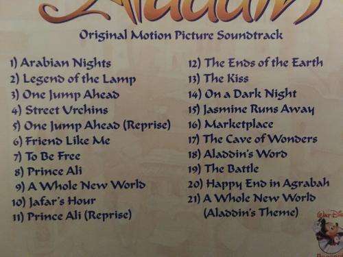 CD - Aladdin - Original Motion Picture Soundtrack