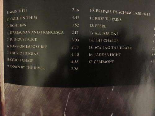 CD - The Musketeer - Original Motion Picture Soundtrack