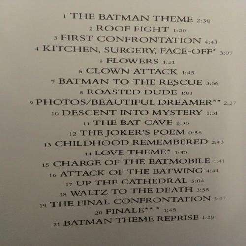 CD - Batman - Original Motion Picture Score
