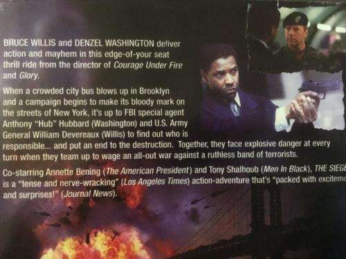 DVD - The Siege - Washington, Willis