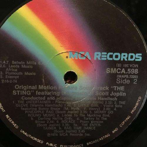 LP - The Sting - Original Motion Picture Soundtrack