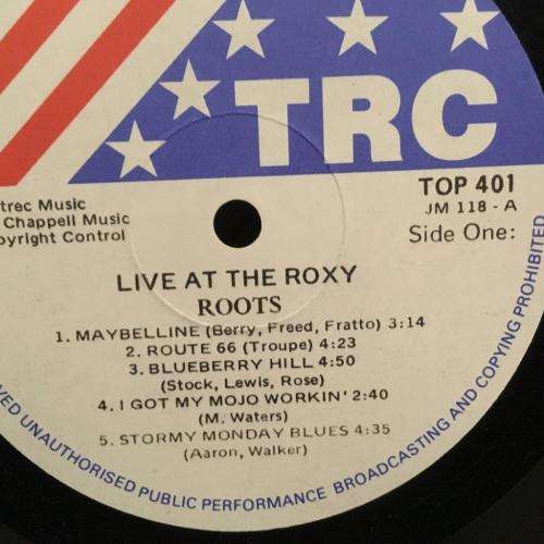 LP - Roots - Live At The Roxy