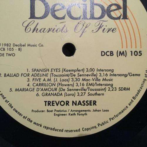 LP - Trevor Nasser - Chariots of Fire