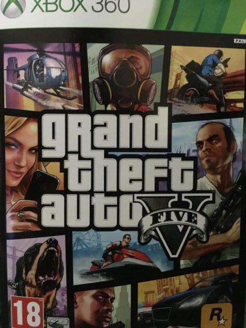 Xbox 360 - Grand Theft Auto V - GTA Five.