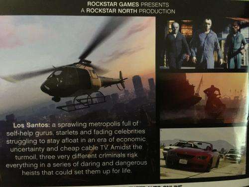 Xbox 360 - Grand Theft Auto V - GTA Five.
