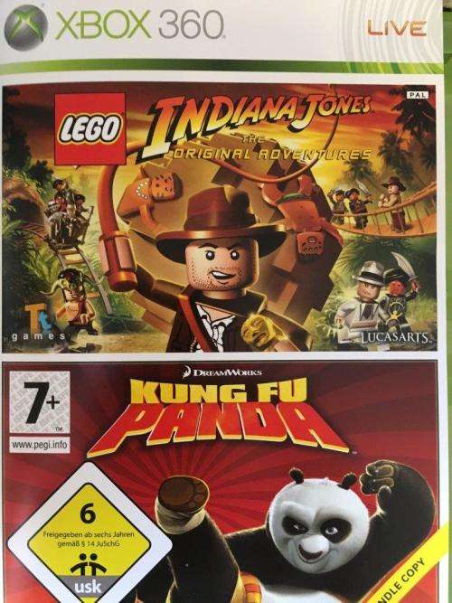 Xbox 360 - Indiana Jones The Original Adventures & Kung Fu Panda (Bundle)