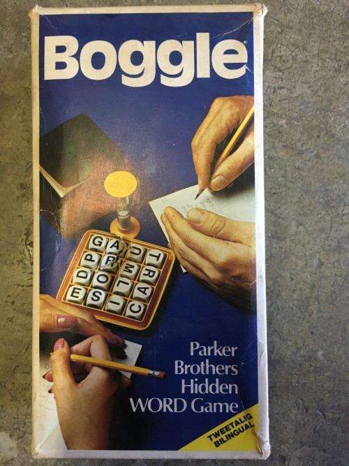 Vintage Boggle - Parker Brothers Made in South Africa under Licence to Parker USA