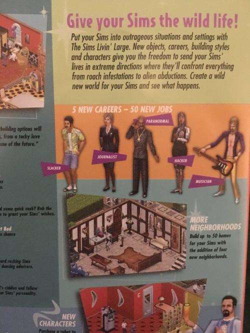 PC - The Sims  - Livin` Large Expansion Pack