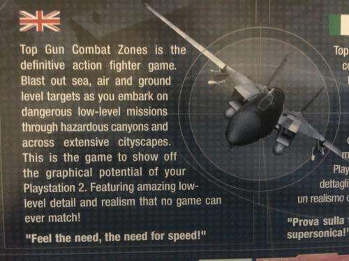 PS2 - Top Gun Combat Zones